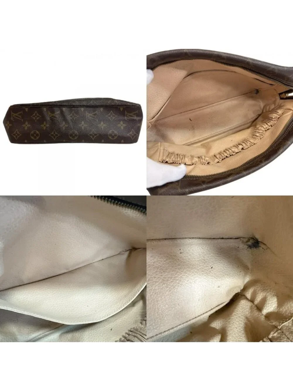 Louis Vuitton Pouch Clutch Trousse Toilet 28 Monogram Second